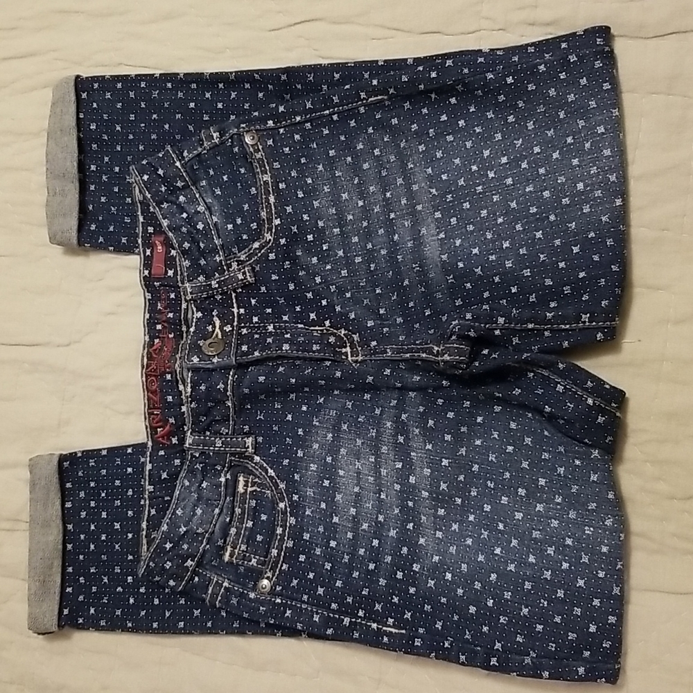 Arizona girls cropped jeggings cuffed sz 12